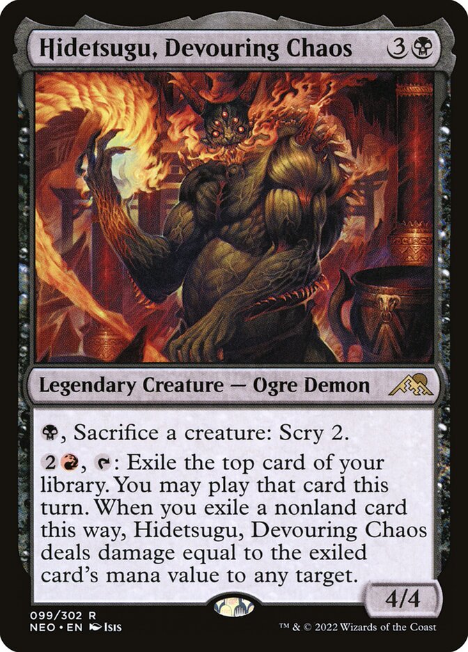 Hidetsugu, Devouring Chaos - Kamigawa: Neon Dynasty 99