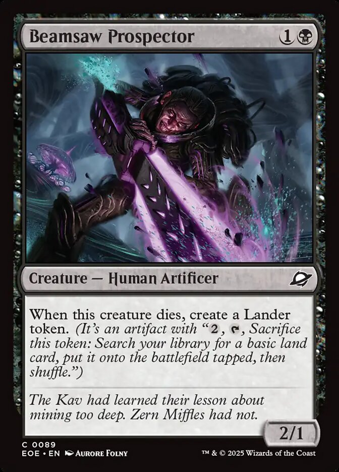 Beamsaw Prospector - Edge of Eternities 89 (Foil)