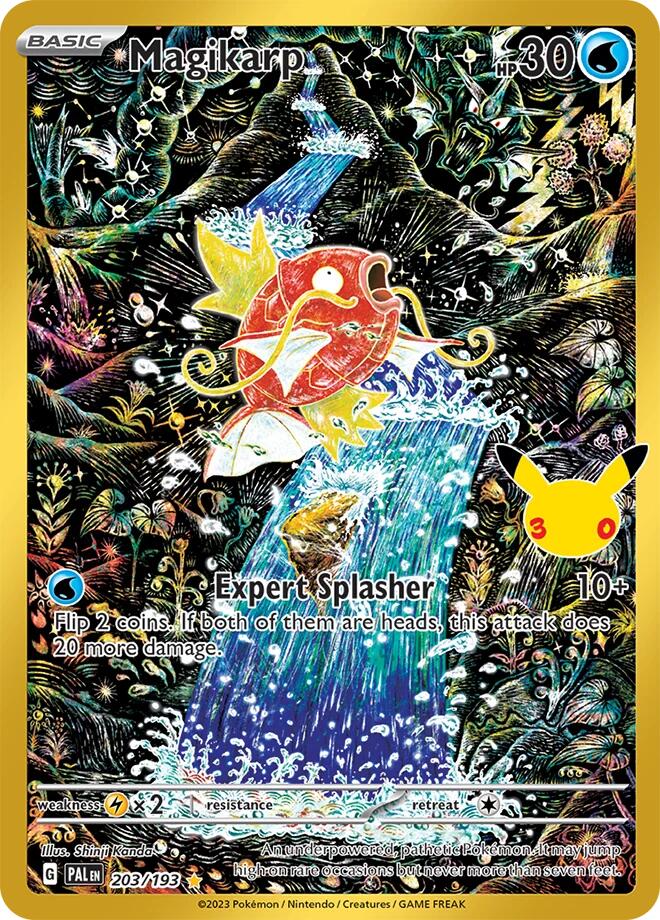 Magikarp - 30th Celebration: Classic Collection 203/193 (Foil) - Near Mint