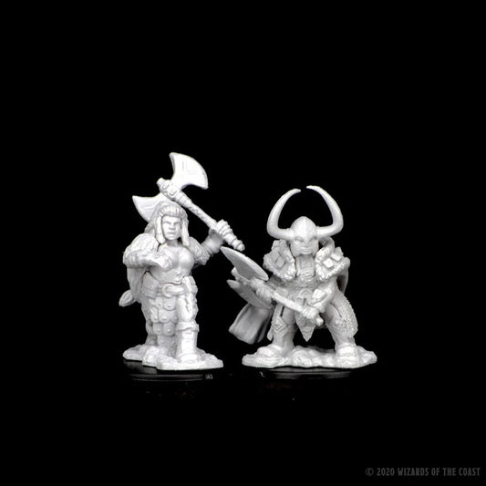 D&D Nolzur's Marvelous Miniatures: Dwarf Female Barbarian #72645