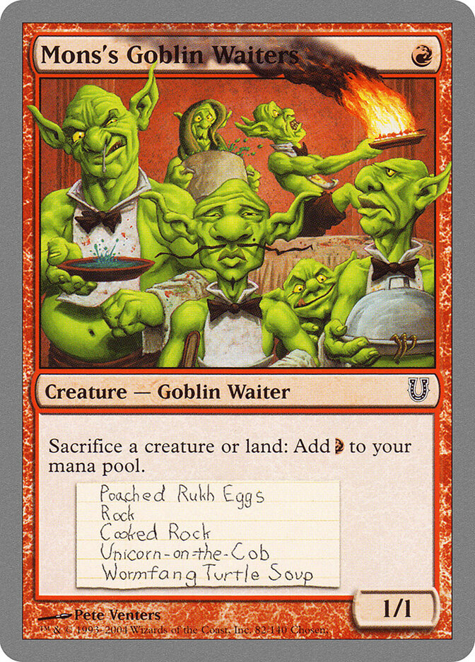 Mons's Goblin Waiters - Unhinged 82