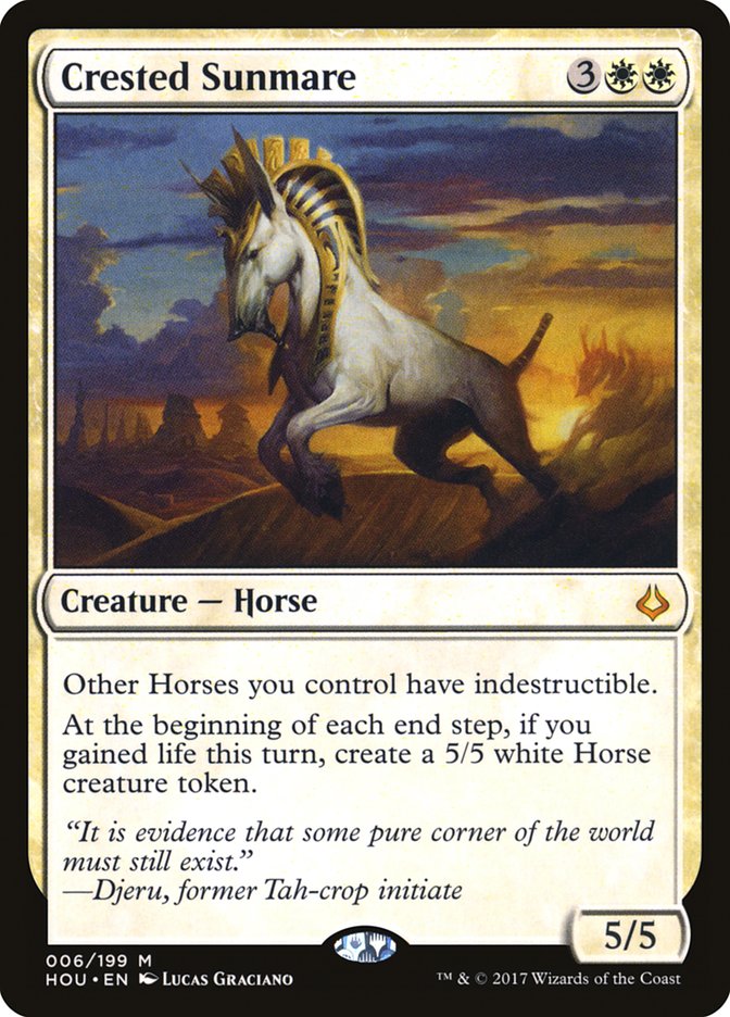 Crested Sunmare - HOU 6