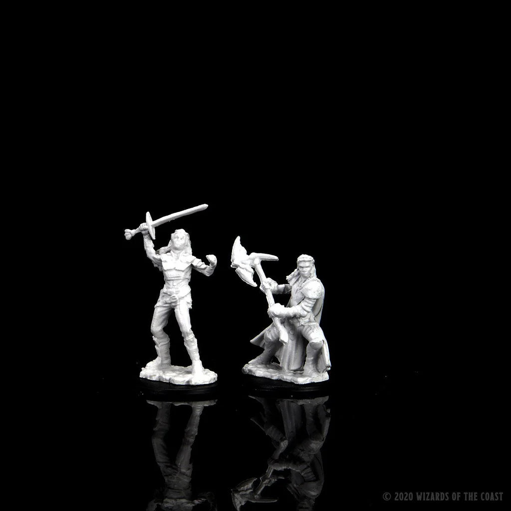 D&D Nolzur's Marvelous Miniatures - Female Half-Orc Fighter #73542