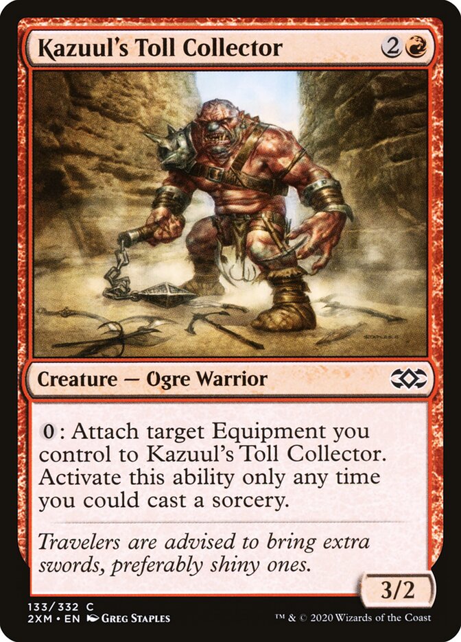 Kazuul's Toll Collector - Double Masters 133 (Foil)