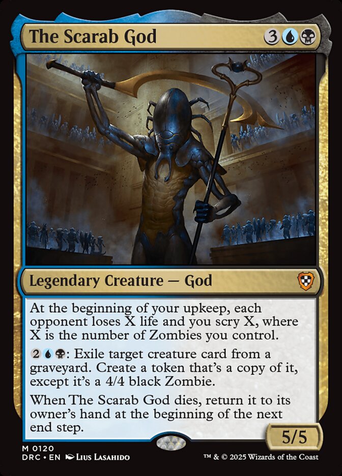 The Scarab God - Aetherdrift Commander 120