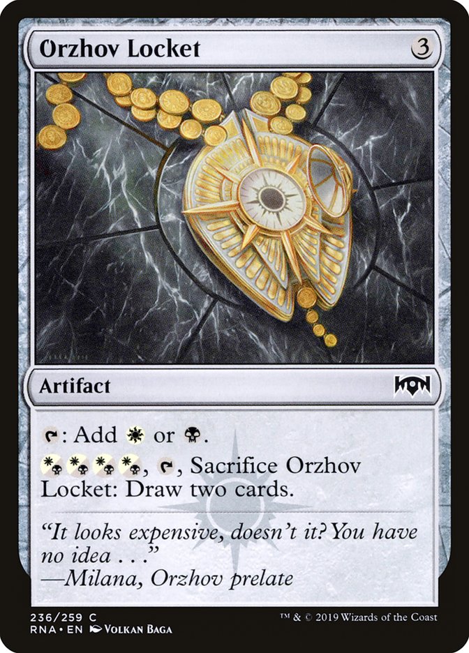 Orzhov Locket - Ravnica Allegiance 236