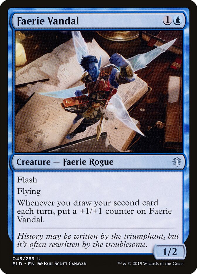 Faerie Vandal - Throne of Eldraine 45