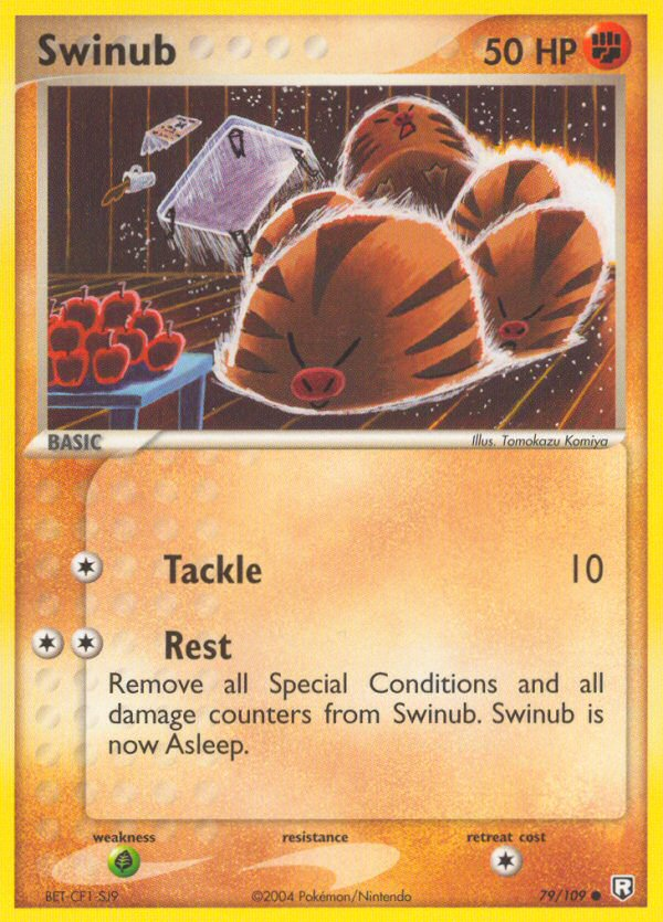 Swinub - EX Team Rocket Returns 79 - Near Mint