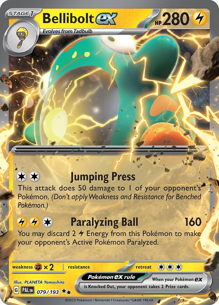 Bellibolt ex - Paldea Evolved 079/193 (Foil) - Near Mint
