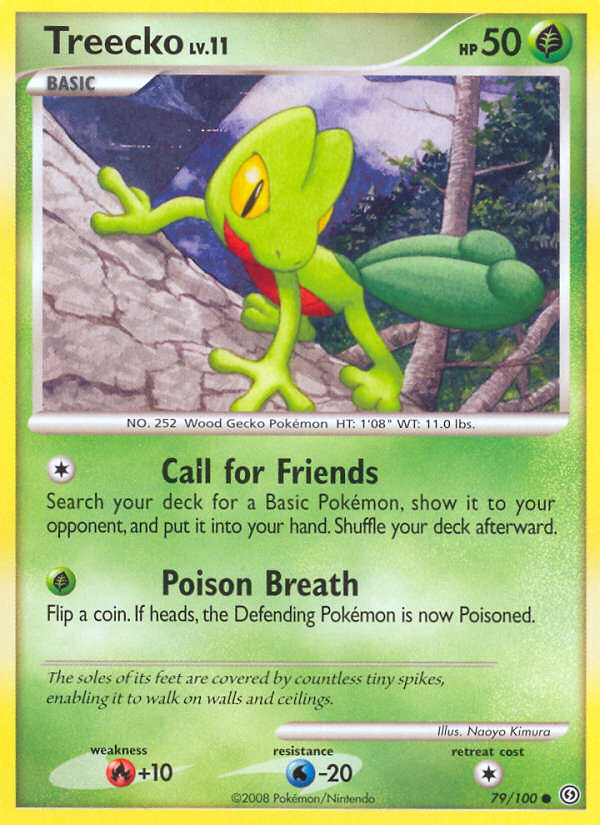 Treecko - Stormfront 79 - Near Mint