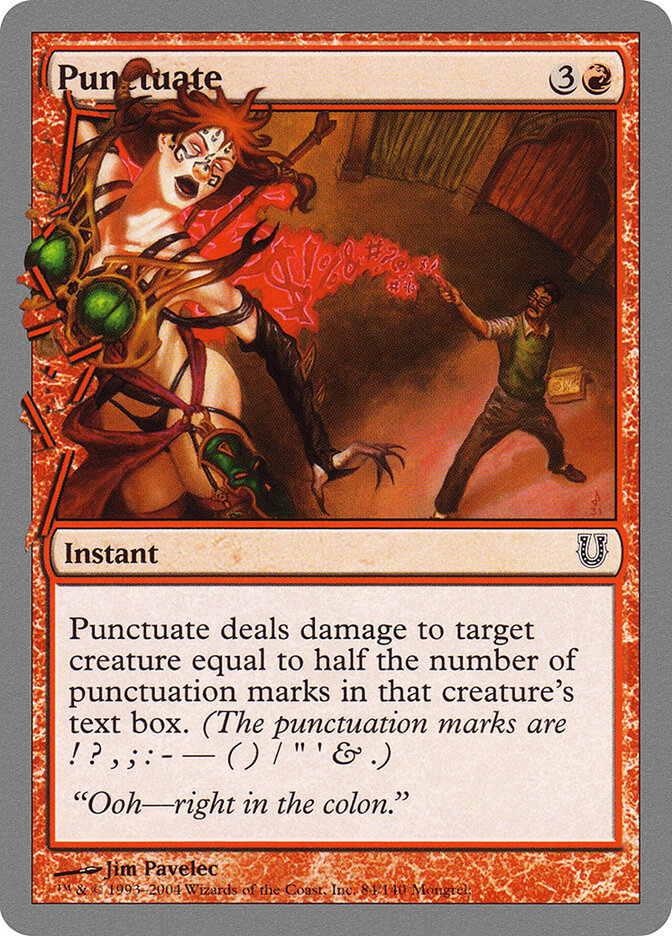 Punctuate - Unhinged 84