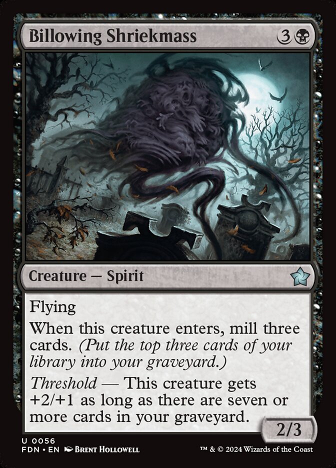 Billowing Shriekmass - Foundations 56 (Foil)