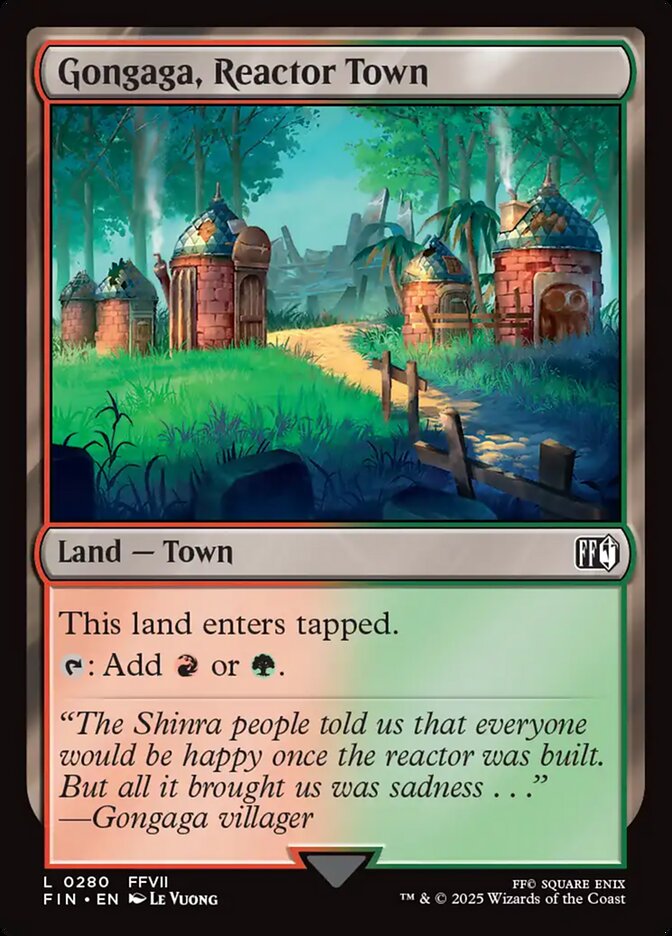 Gongaga, Reactor Town - FIN 280