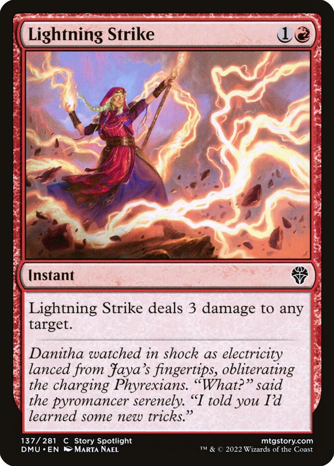 Lightning Strike - Dominaria United 137 (Foil)