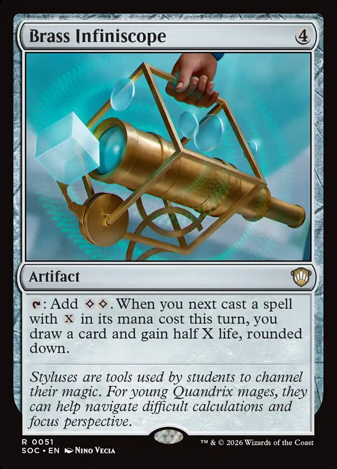Brass Infiniscope - Secrets of Strixhaven Commander 51