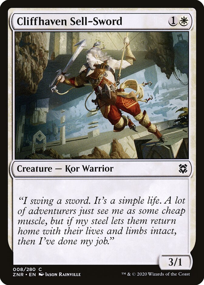 Cliffhaven Sell-Sword - Zendikar Rising 8