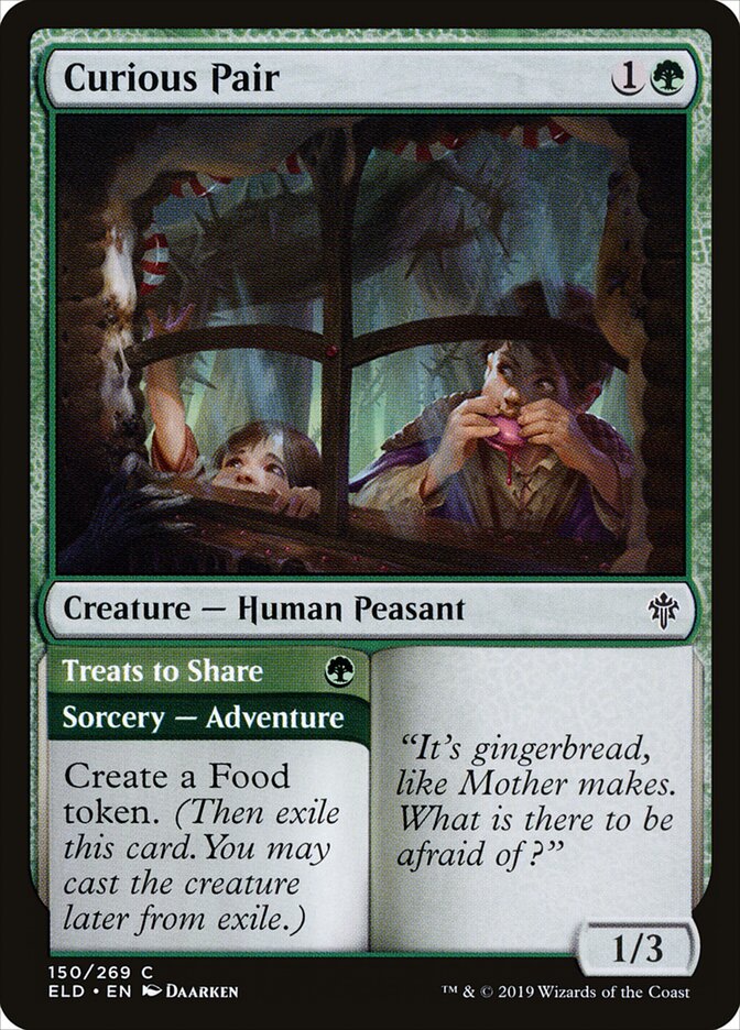 Curious Pair // Treats to Share - Throne of Eldraine 150 (Foil)