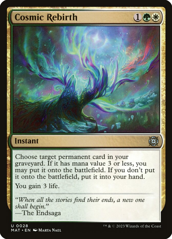 Cosmic Rebirth - MAT 28 (Foil)