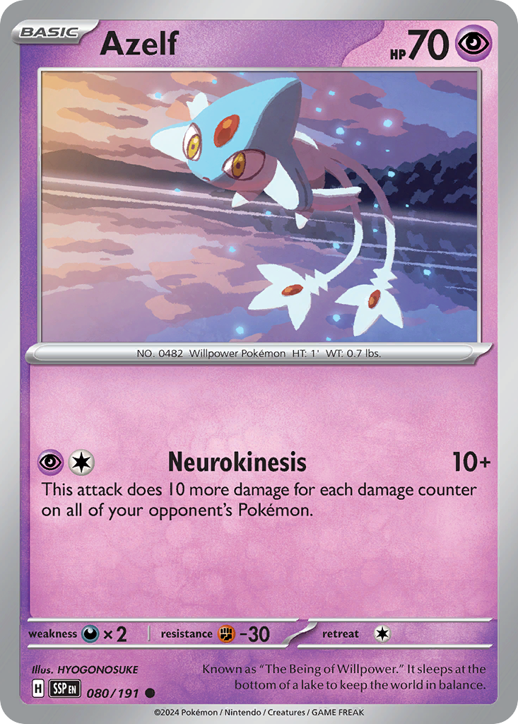 Azelf - Surging Sparks 080/191 - Near Mint