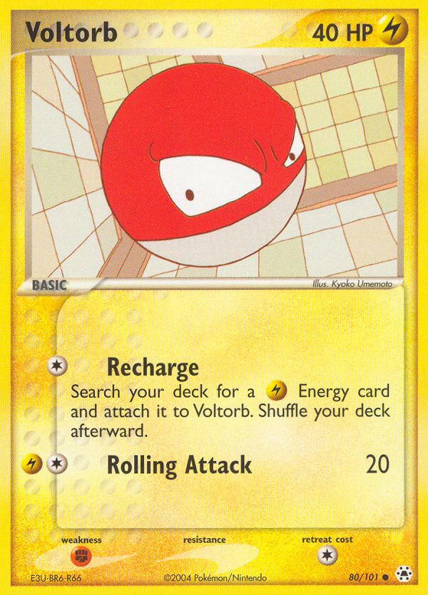 Team Magma Ball - EX Team Magma vs Team Aqua 80 - Near Mint