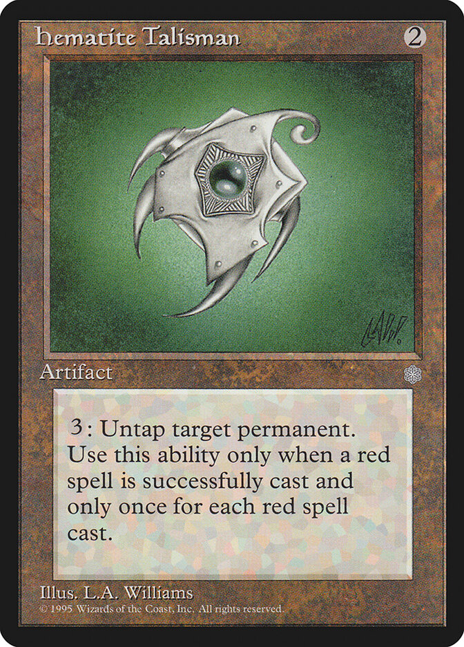 Hematite Talisman - Ice Age 320