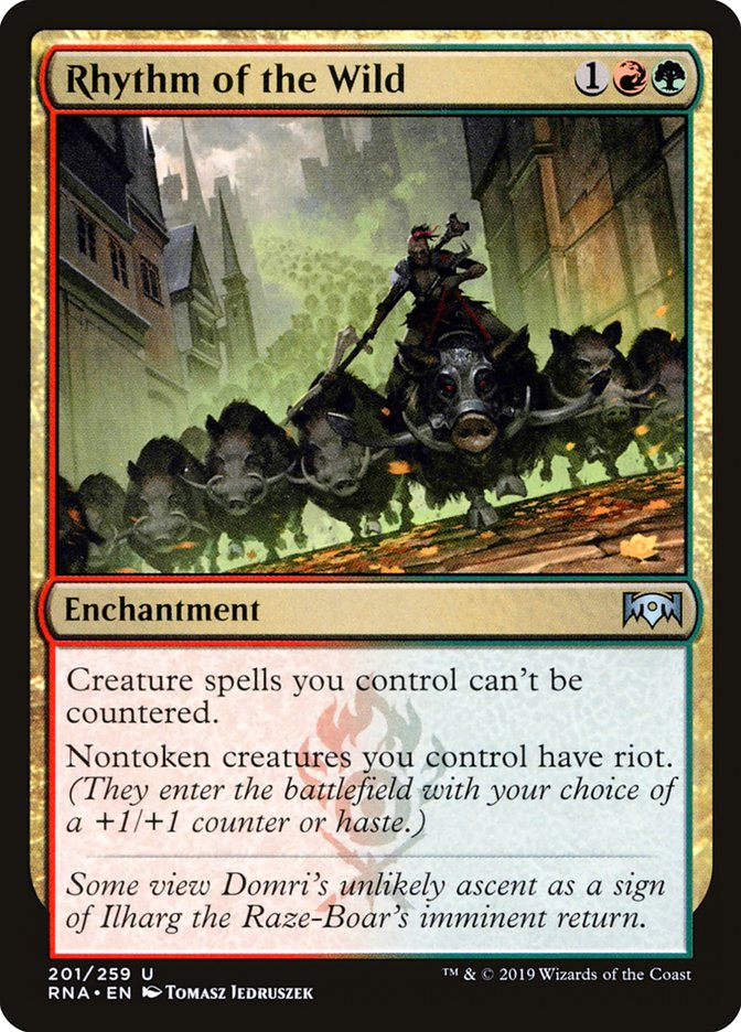 Rhythm of the Wild - Ravnica Allegiance 201 (Foil)