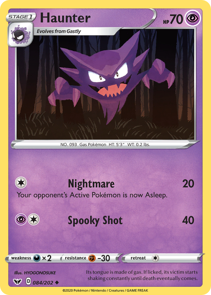 Haunter - Sword & Shield 084/202