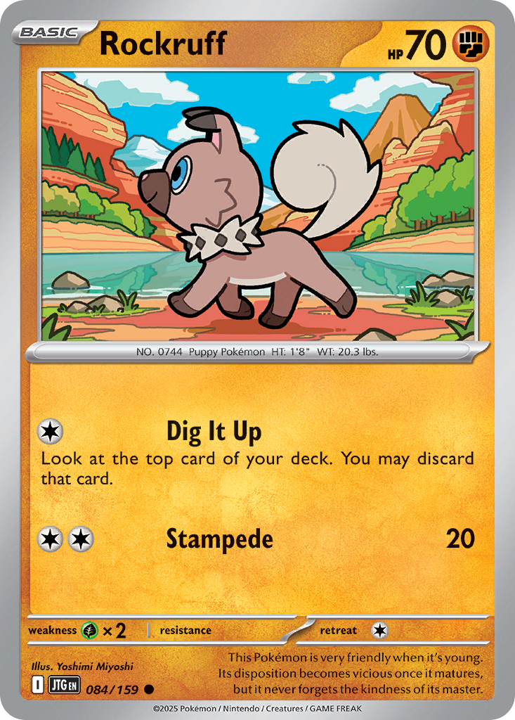 Rockruff - Journey Together 084/159 (Foil) - Near Mint