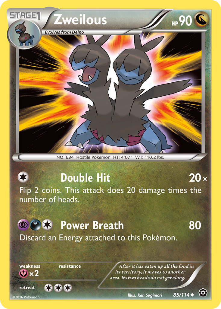 Zweilous - Steam Siege 85 (Foil) - Heavily Played