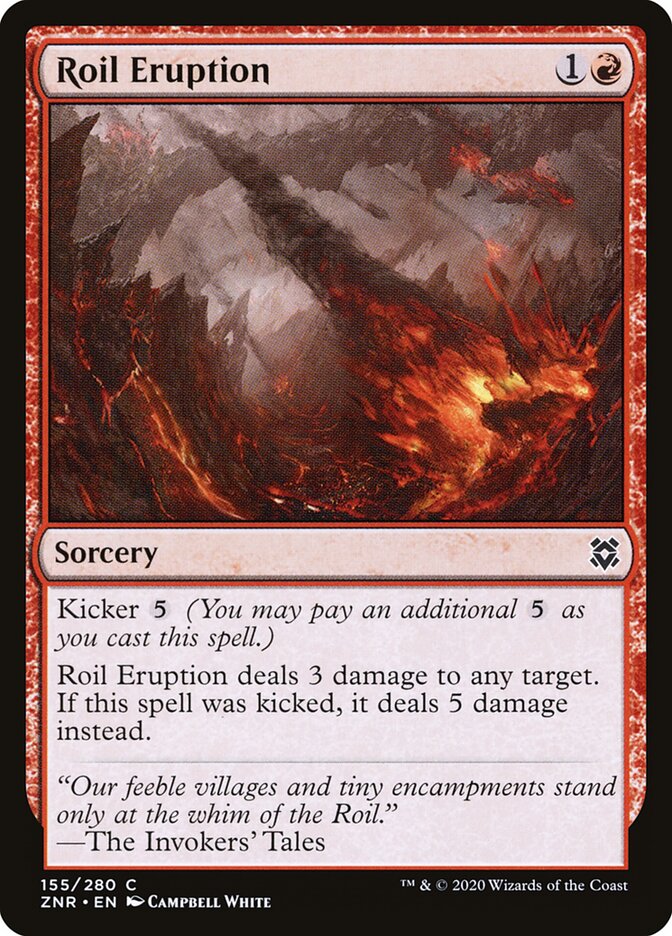 Roil Eruption - Zendikar Rising 155 (Foil)