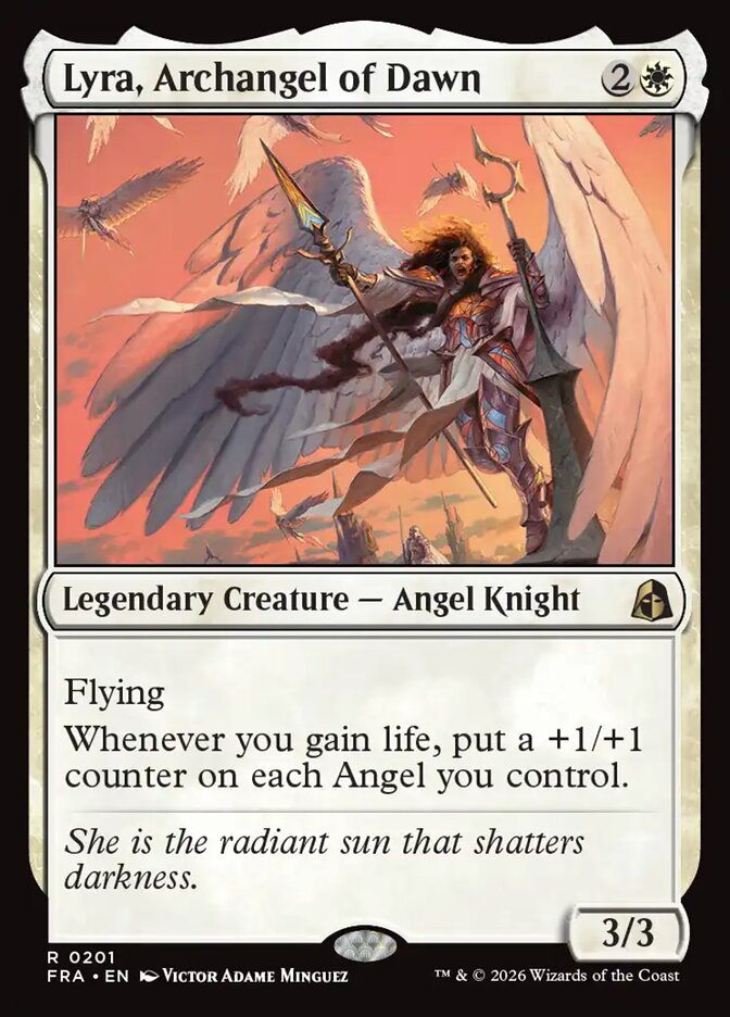 Lyra, Archangel of Dawn - Reality Fracture 201 (Foil)