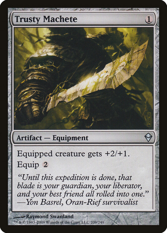 Trusty Machete - Zendikar 209