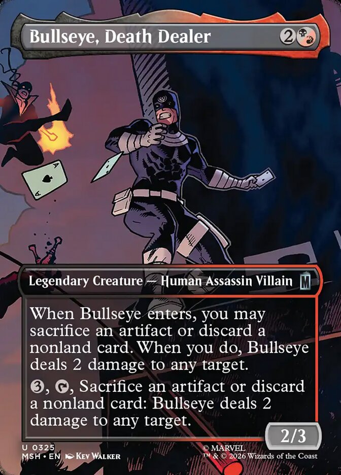 Bullseye, Death Dealer - Marvel Super Heroes 325 (Foil)