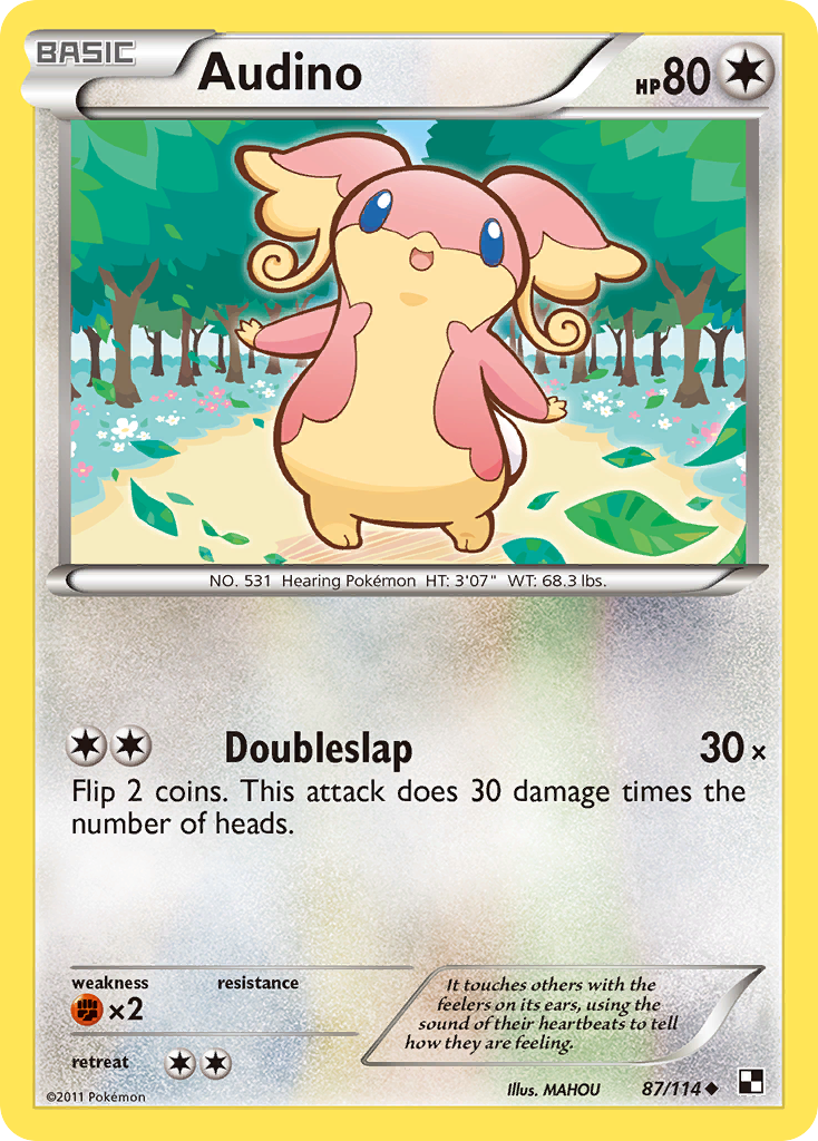 Audino - Black and White 87 - Lightly Played