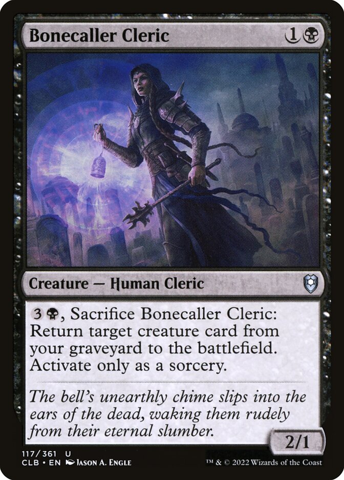 Bonecaller Cleric - Commander Legends: Battle for Baldur's Gate 117 (Foil)