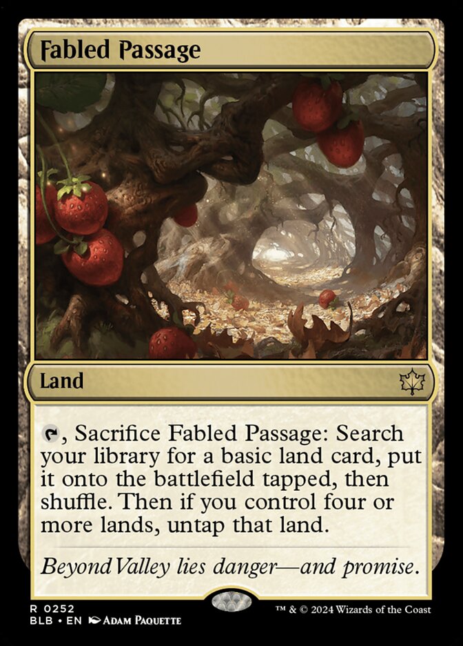 Fabled Passage - BLB 252 (Foil)