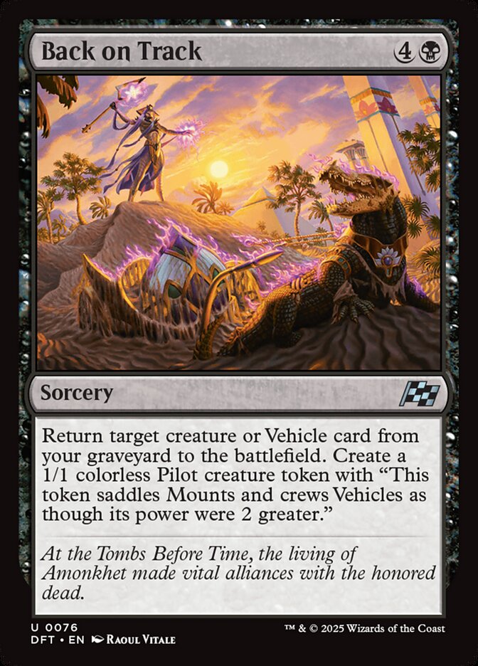 Back on Track - Aetherdrift 76 (Foil)
