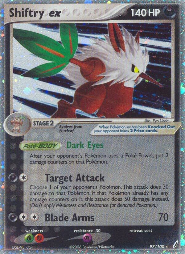 Shiftry ex - EX Crystal Guardians 97 (Foil) - Damaged - Ungraded