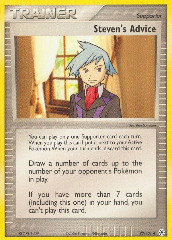 Steven's Advice - EX Hidden Legends 92 - Near Mint