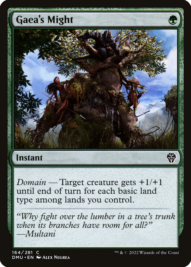 Gaea's Might - Dominaria United 164