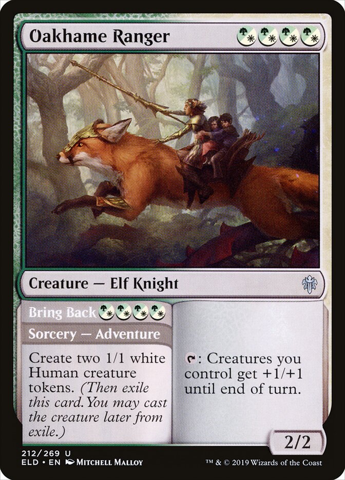 Oakhame Ranger - Throne of Eldraine 212