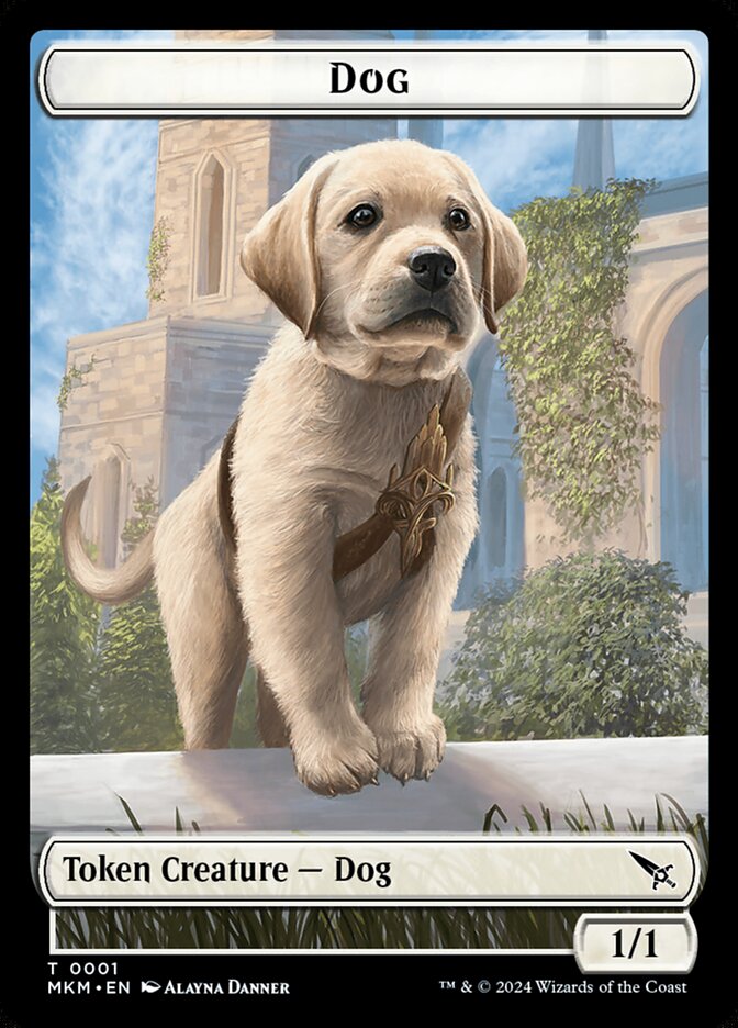 Dog - Murders at Karlov Manor Tokens 1