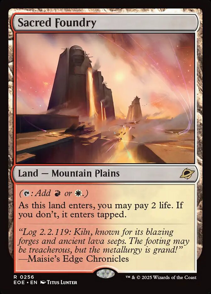 Sacred Foundry - Edge of Eternities 256