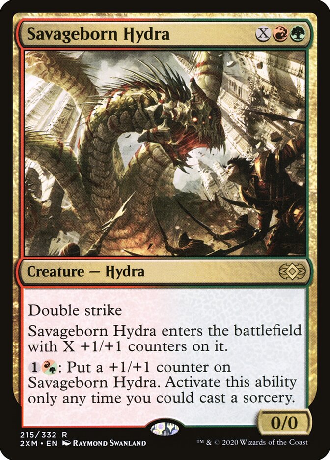 Savageborn Hydra - Double Masters 215 (Foil)