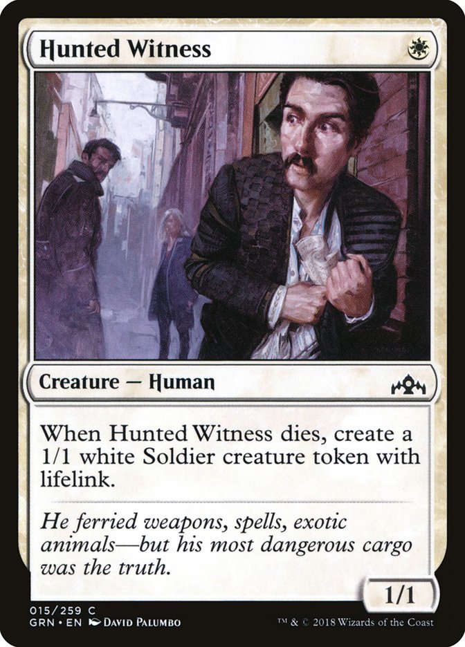 Hunted Witness - Guilds of Ravnica 15