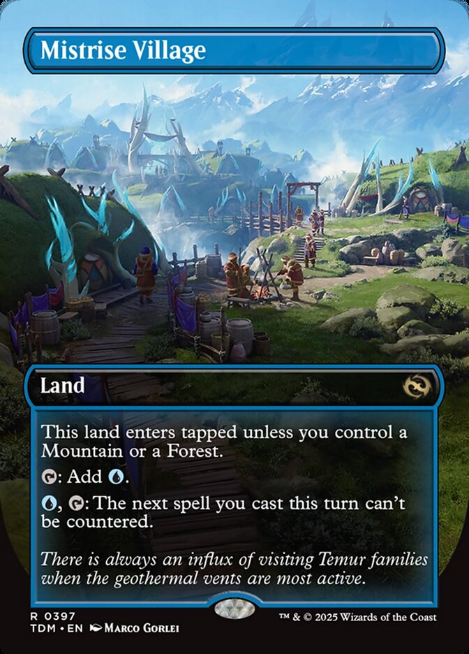 Mistrise Village (Borderless) - TDM 397 (Foil)