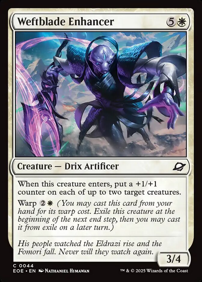Weftblade Enhancer - Edge of Eternities 44 (Foil)