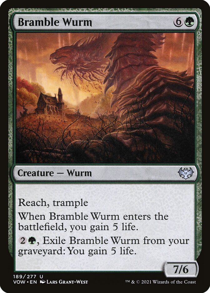 Bramble Wurm - Innistrad: Crimson Vow 189