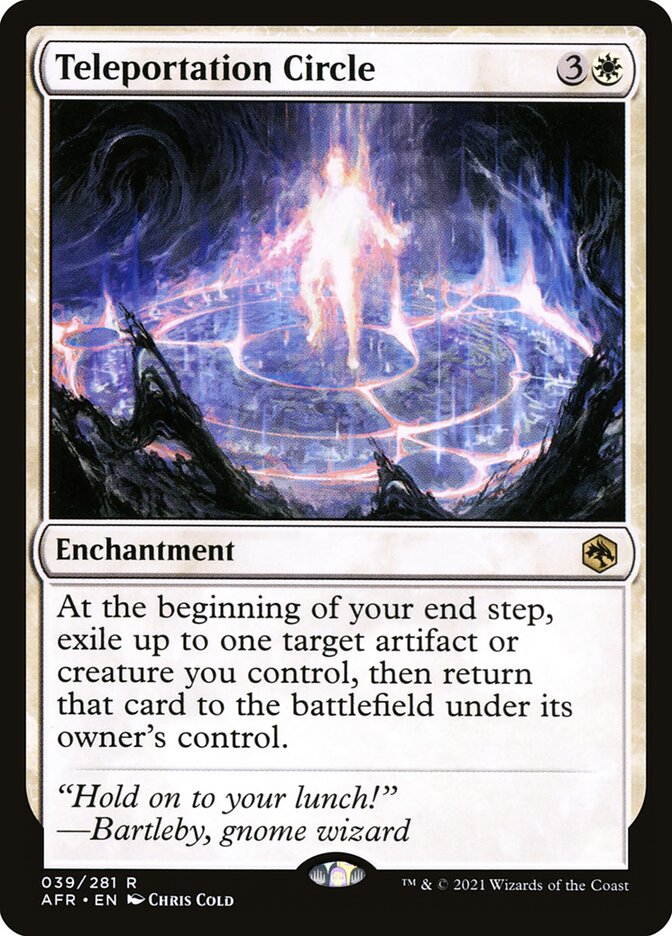 Teleportation Circle - AFR 39