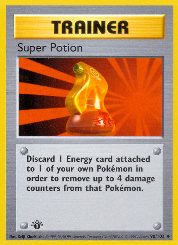 Super Potion - Base Set (Unlimited) 90 - Heavily Played - Ungraded